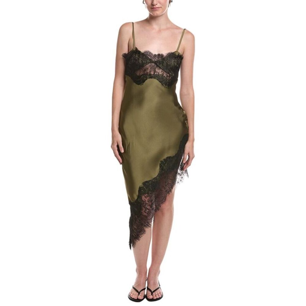 Moonsea Womens  Midi Cocktail Dress, Green